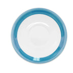 Thumbnail image #1 for CAC China Rainbow R-2-BLU Round Ceramic Saucer, 6" Diameter, Blue Case of 3 Dozen