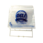 Thumbnail image #1 for Jaccard 202004 Deli Bag, Zip Slide, 10"L x 8"W x 1.25 Mil, Low-Density Polyethylene