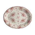 Thumbnail image #1 for Steelite International HL Ivory HL52763891 Oval China Platter, 12.625" x 9.75", Scalloped Edge 1 Dozen
