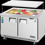 Thumbnail image #5 for Everest Refrigeration EOTP2 Two-Section Mega-Top Open-Top Refrigerated Prep Table, 47.5-Inch, 18 1/6-Size Pan, Stainless Steel