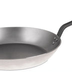 Thumbnail image #1 for JB Prince De Buyer S320 32 Carbon Steel Fry Pan, 12-Inch Diameter, Uncoated, Riveted Offset Handle