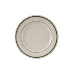 Thumbnail image #1 for Tuxton China Green Bay TGB-005 Ceramic Round Plate, 5-1/2-inch, Wide Rolled Rim Case of 3 Dozen
