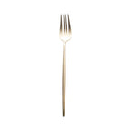 Thumbnail image #1 for Kadra Kitchenware Vikko Dine VF-DF10-VCG Dinner Fork, Brushed Champagne Gold, 18/10 Stainless Steel Case of 12