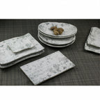 Thumbnail image #2 for G.E.T. cheforward 15005112006 . . Round Melamine Plate, 12-1/10" Diameter, 1-1/2" High, Pebble Gray Case of 6