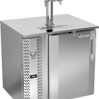 Thumbnail image #1 for Victory Refrigeration VDD36HC-S 36" Direct Draw Beer Dispenser, 1/2 Keg, Single Tower with 2 Faucets, Stainless Steel