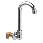 Thumbnail image #1 for Tarrison Products Ltd. TP-PMW8G Wall-Mount Gooseneck Faucet Spout, 8.5", Low-Lead Brass, Ceramic Valve, Polished Chrome