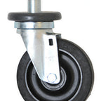 Thumbnail image #1 for Eagle Group CSB5-300 Stem Caster with Brake, 5-Inch Wheel, 300 lb Capacity, Resilient Tread