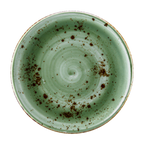 Thumbnail image #1 for Vertex China London Terra LTJ-C6 6-Inch Round Coupe China Plate, Hand Painted, Terra Jade Case of 3 Dozen
