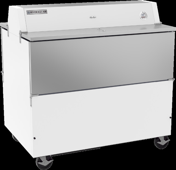 Product image #4 for Beverage-Air STF49HC-1-W 49-Inch Dual Access Forced-Air School Milk Cooler, White