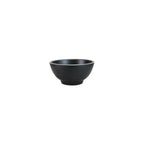 Thumbnail image #1 for G.E.T. Kobe - EGS B245060-SLVB . . Round Melamine Bowl, 20 oz, 6" Dia x 3"H, Black with Silver Rim Case of 6