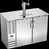 Thumbnail image #2 for Beverage-Air 48-Inch Draft Beer Cooler with Dual Faucet Column and 2-Keg Capacity