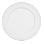 Thumbnail image #1 for CAC China Harmony HMY-20 11-1/4-Inch Round Porcelain Plate with Embossed Rim 1 Dozen