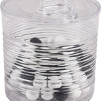 Thumbnail image #1 for JB Prince Solia RB124 7 Disposable Transparent Plastic Bowl with Lid, 7.4 oz