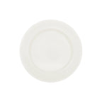 Thumbnail image #1 for CAC China MLDRE-21 Round Ivory Melamine Plate, 12-Inch, Rolled Edge 1 Dozen