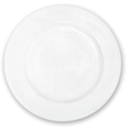 Thumbnail image #1 for Tableware Solutions USA Nouveau by Continental 75CCNOU196 White China Plate, 12-1/4 in, Round, Wide Rim Case of 12