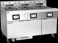 Frymaster FilterQuick Oil Conserving 3-Pot Electric Fryer with Built-In Automatic Filtration, 80 lb. per Frypot