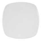 Thumbnail image #1 for Vertex China London LD-S22 Square Porcelain Plate, 8-1/2", Low Profile, Bone White Case of 2 Dozen