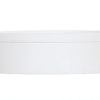 Thumbnail image #1 for Cal-Mil 24129-10-15 Round White Melamine Bento Box, 10.5" Diameter x 3"H Case of 3