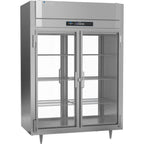Thumbnail image #1 for Victory Refrigeration UltraSpec™ RSA-2D-S1-EW-PT-G-HC Pass-Through Two-Section Reach-In Refrigerator, 55.6 cu. ft., 4 Glass Doors, Stainless