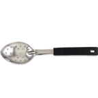 Thumbnail image #1 for Alegacy Foodservice Products 5752 Perforated Serving Spoon, 11", 18/8 Stainless Steel, Black Insulated Handle Case of 12