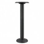 Thumbnail image #1 for JustChair Manufacturing TBX-WB-BOLT-DOWN-40 Bar-Height Bolt-Down Table Base, 8" Base Spread, 40-1/2"H, Black Steel