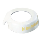 Thumbnail image #1 for TableCraft Products CB16 Dispenser ID Collar, "Fat Free Italian," White Plastic, Fits 48 oz Dispenser