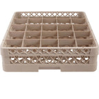 Thumbnail image #1 for AllPoints Foodservice Parts & Supplies Traex 1331265 Full Size 16-Compartment Glass/Stemware Rack, 4-1/2" Square, Beige