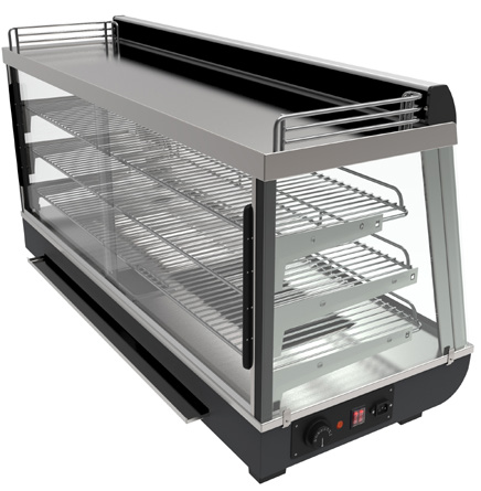 Product image #6 for KoolMore 48-Inch Countertop Glass Hot Food Display Warmer, 6.5 Cu. Ft., Self-Service