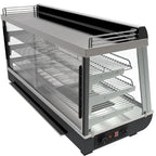Thumbnail image #6 for Koolmore HDC-6C 48-Inch Countertop Hot Food Display Warmer, 3 Shelves, Self-Service, Curved Glass