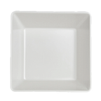 Thumbnail image #1 for Steelite International Delfin, Quadro 7040DD203 Square Melamine Bowl, White, 1.5 Gallon, 11.75" x 11.75" x 4.5"