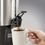 Thumbnail image #2 for Hamilton Beach Commercial HCU100 100-Cup Double-Wall Insulated Aluminum Coffee Urn, Single Urn