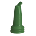 Thumbnail image #1 for TableCraft Products PourMaster N14GN Pour Bottle Long Neck Top, Polyethylene, Green, Dishwasher Safe Case of 96