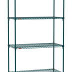 Thumbnail image #1 for Metro Super Erecta SA-2448K3-86-S4 Super Adjustable Super Erecta® Starter Wire Shelving Unit, 48"W x 24"D x 86"H, 800 lb. capacity per shelf, 2000