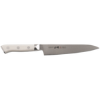Thumbnail image #1 for JB Prince Mcusta Z237 Forged Paring Knife, 5-9/10" Spear Point Blade, Molybdenum/Vanadium Steel, White Corian Handle