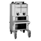 Thumbnail image #1 for FETCO Luxus D021 18-Gallon Mobile Thermal Coffee Dispenser with Adjustable Drip Pan, Stainless Steel