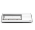 Thumbnail image #6 for KoolMore 46-Inch White Countertop Sushi Display Refrigerator with Curved Glass and 4 Stainless Steel Trays