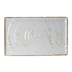 Thumbnail image #1 for Steelite International Creations, Craft White MEL 68A416EL591 Rectangular Melamine Gastronorm Platter, White, 21" x 12-3/4"