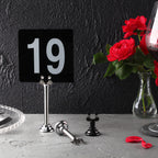 Thumbnail image #2 for New Star Foodservice Inc. 27761 Table Menu and Card Holder Stand Clip, 1" Diameter x 4" Height, Black Case of 30 Dozen