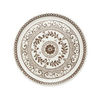 Thumbnail image #1 for Steelite International ZABA A105P802 9" Round Alumina Vitrified Plate, Talara Vida Brown 1 Dozen