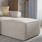 Thumbnail image #2 for Flash Furniture IS-IT2231-OT-CRM-GG Padded Cream Modular Sectional Sofa Ottoman