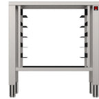 Thumbnail image #1 for Tecnoeka MKTS 11 STK Fixed Table Oven Stand with Supports for Five GN 1/1 Pans, 4-Inch High, Stainless Steel