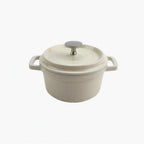 Thumbnail image #1 for G.E.T. Heiss CA-013-AWH/BK/CC . . 0.75 qt Round Induction-Ready Dutch Oven with Lid Case of 16