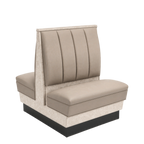 Thumbnail image #1 for ATSMFG ATS AT&S-ADD-LXL42-6CH GR5/COM Single Upholstered Booth, 30"L x 42"H, 6-Channel Back