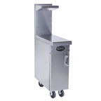 Thumbnail image #1 for Royal Range of California Royal Series RR-18SPR 18" Stainless Steel Spreader Work Surface Range with Backguard and High Shelf
