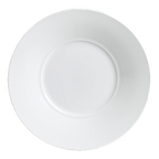 Thumbnail image #1 for Steelite International Rene Ozorio, Aura 6300P004 Broad Rim Porcelain Plate, Round, 6-1/4" Case of 2 Dozen