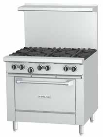 Product image #6 for Sunfire 36-Inch Gas Restaurant Range with 6 Open Burners and Standard Oven