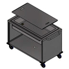 Thumbnail image #1 for Winholt Equipment SS-BC-2748-INSULIB-HDC Mobile Ice Cart, Stainless Steel, Insulated Removable Ice Bin