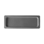 Thumbnail image #1 for Global Tableware Collective G. Benedikt GBGAH90091 GN 2/4 Rectangular Porcelain Tray Dish, Gray, 6.25" x 21" x 1.25"