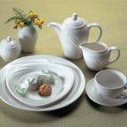 Thumbnail image #2 for Steelite Distinction, Alvo 9300C518 6-Inch Round Alumina Vitrified China Saucer Case of 3 Dozen