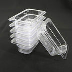 Thumbnail image #1 for Hakka Brothers Corp Clivia P192 1/9 Size Clear Polycarbonate Food Pan, 2.5" Deep